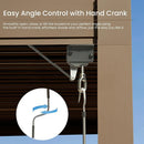 Aluminum Louvered Pergola - Brown