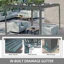 Metal Louvered Pergola