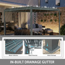 Metal Louvered Pergola