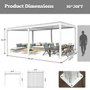 Metal Louvered Pergola