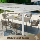 Metal Louvered Pergola