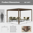 Metal Louvered Pergola