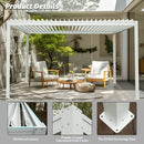 Metal Louvered Pergola