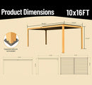 Metal Louvered Pergola