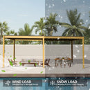 Metal Louvered Pergola
