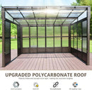 Polycarbonate Wall Mounted Sunroom