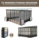 Polycarbonate Wall Mounted Sunroom