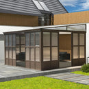 Polycarbonate Wall Mounted Sunroom