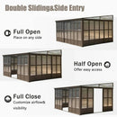 Polycarbonate Wall Mounted Sunroom