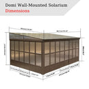 Polycarbonate Wall Mounted Sunroom