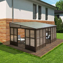 Polycarbonate Wall Mounted Sunroom