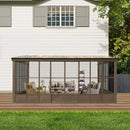Polycarbonate Wall Mounted Sunroom