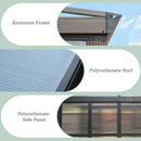 Polycarbonate Wall Mounted Sunroom