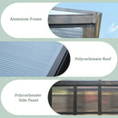 Polycarbonate Wall Mounted Sunroom