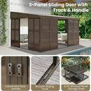 10'x12' Wall Mounted Sunroom with Side Door