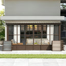 Wall Mounted Sunroom with Side Door