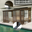 Wall Mounted Sunroom with Side Door