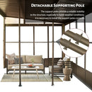 10'x14' Wall Mounted Sunroom with Side Door
