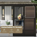 Wall Mounted Sunroom with Side Door