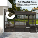 Wall Mounted Sunroom with Side Door