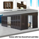 12'x20' Wall Mounted Sunroom with Side Door