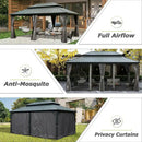 Hardtop Gazebo Classic W/ Netting & Curtain