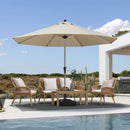 PURPLE LEAF Rivra 4-Piece Patio Conversation Set with Wicker Chairs and Thick Sofa Cushions for Garden