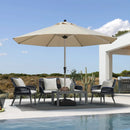 PURPLE LEAF Rivra 4-Piece Patio Conversation Set with Wicker Chairs and Thick Sofa Cushions for Garden