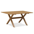 PURPLE LEAF Outdoor Dining Table Sleek Aluminum Frame Modern Outdoor Table for Deck Backyard Dining Gatherings
