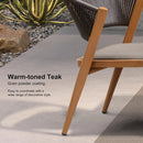 PURPLE LEAF 7 / 9 / 11 pcs Outdoor Dining Set Patio Dining Furniture for Lawn Backyard Deck Brown