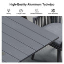 PURPLE LEAF 7/9/11 Pieces Patio Dining Set with Weather-Resistant Dining Table and Chairs Wicker Patio Table Set with Comfortable Cushion for Deck, Garden, Kitchen, Grey