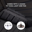 PURPLE LEAF Hardtop Grill Gazebo for Patio Bronze Permanent Metal Roof Outside Sun Shade Outdoor BBQ Canopy