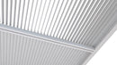PURPLE LEAF Athena Louvered Pergola Modern White Pergola with Adjustable Roof for Deck Backyard Garden