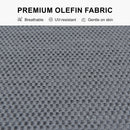 PURPLE LEAF 2- Pieces Patio Dining Chair All-Weather Modern Outdoor Aluminum Dining Chair with Olefin Cushions Pillows for Garden Backyard