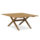 PURPLE LEAF Outdoor Dining Table Sleek Aluminum Frame Modern Outdoor Table for Deck Backyard Dining Gatherings