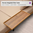 PURPLE LEAF Sicilia Classical Modular Outdoor Sectional with Sunbrella Khaki Cushions Flexible Layout for Porch Relaxation Space
